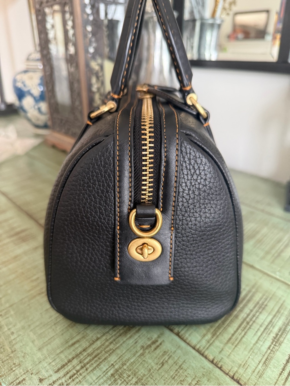 Coach Ruby 25 Satchel - Black - Picture 4 of 16